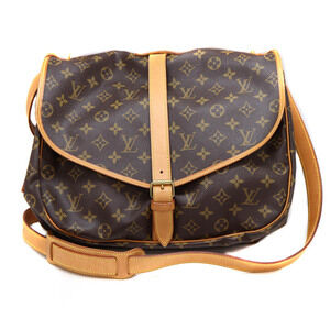 Louis Vuitton Saumur Shoulder Bag Monogram Brown